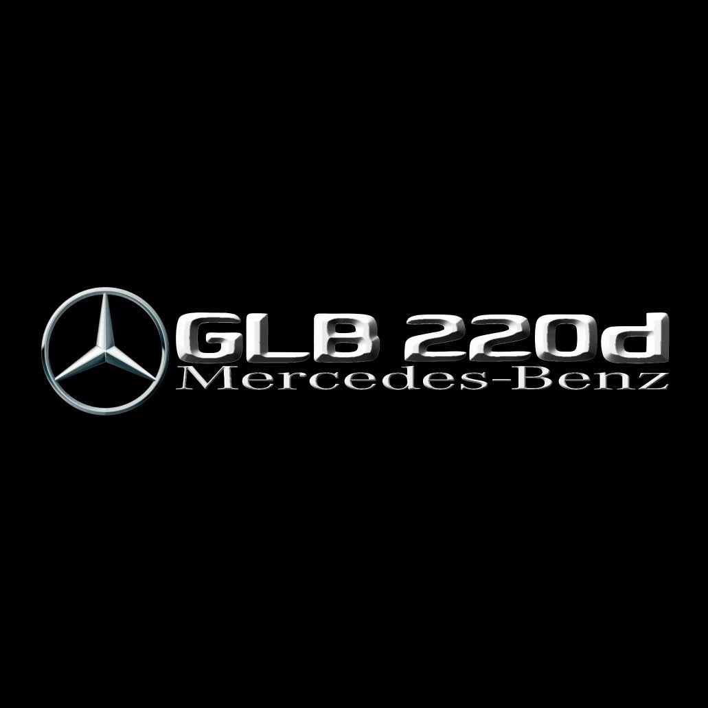 MERCEDES BENZ GLB 220 LOGO PROJECTOR LIGHTS  (quantity 1 = 1 sets/2 door lights)Nr.03f036