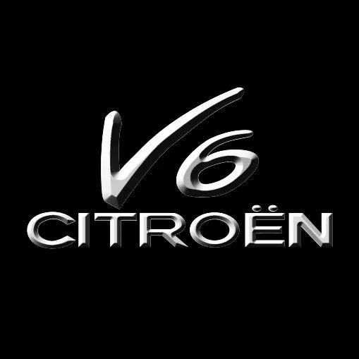 CITROËN V6   LOGO PROJECTOT LIGHTS (quantity 1 = 1 sets/2 door lights) Nr.6024q0t0114