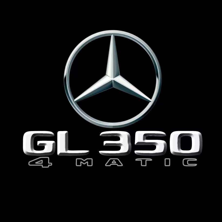 MERCEDES BENZ GL 350 LOGO PROJECTOR LIGHTS  (quantity 1 = 1 sets/2 door lights)Nr.03f08