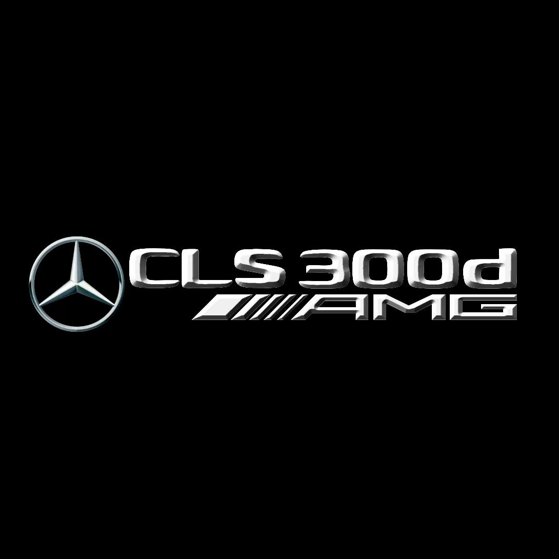 MERCEDES BENZ  CLS 300d AMG LOGO PROJECTOT LIGHTS  (quantity 1 = 1 sets/2 door lights)Nr.03f026