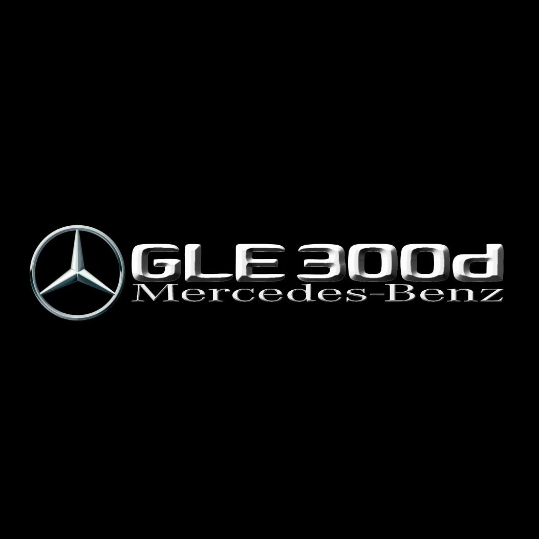 MERCEDES BENZ GLE 300d LOGO PROJECTOR LIGHTS  (quantity 1 = 1 sets/2 door lights)Nr.03f046