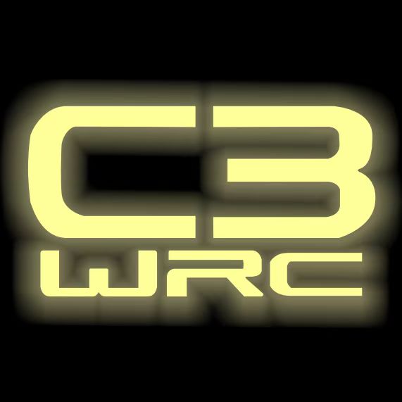 CITROËN C3 WRC  LOGO PROJECTOT LIGHTS (quantity 1 = 1 sets/2 door lights) Nr.6024q0t0121