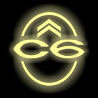 CITROËN C6  LOGO PROJECTOT LIGHTS (quantity 1 = 1 sets/2 door lights) Nr.6024q0t0138