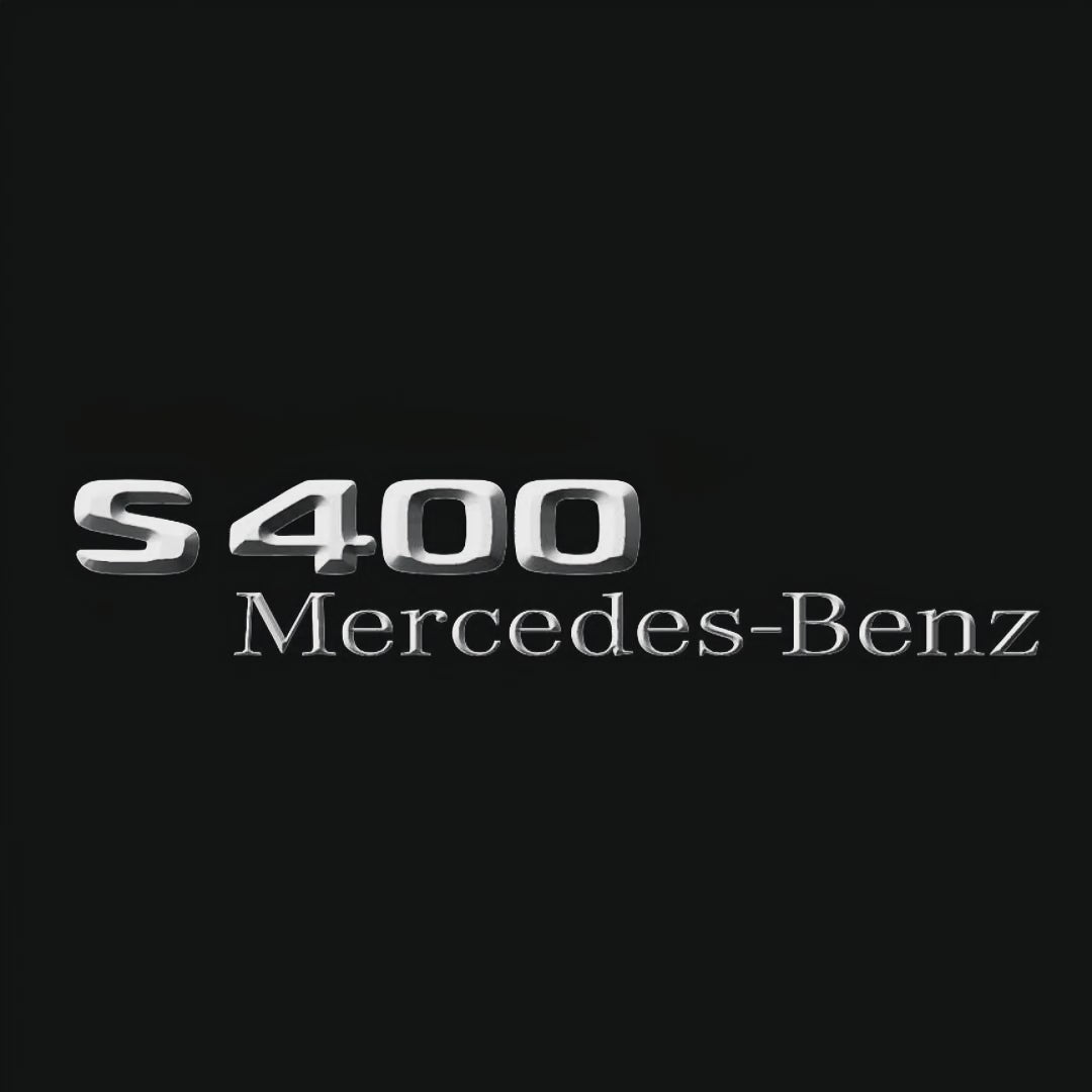 MERCEDES BENZ S 400 LOGO PROJECTOR LIGHTS  (quantity 1 = 1 sets/2 door lights)Nr.03f034