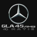 MERCEDES BENZ GLA45 AMG LOGO PROJECTOR LIGHTS  (quantity 1 = 1 sets/2 door lights)Nr.03f08