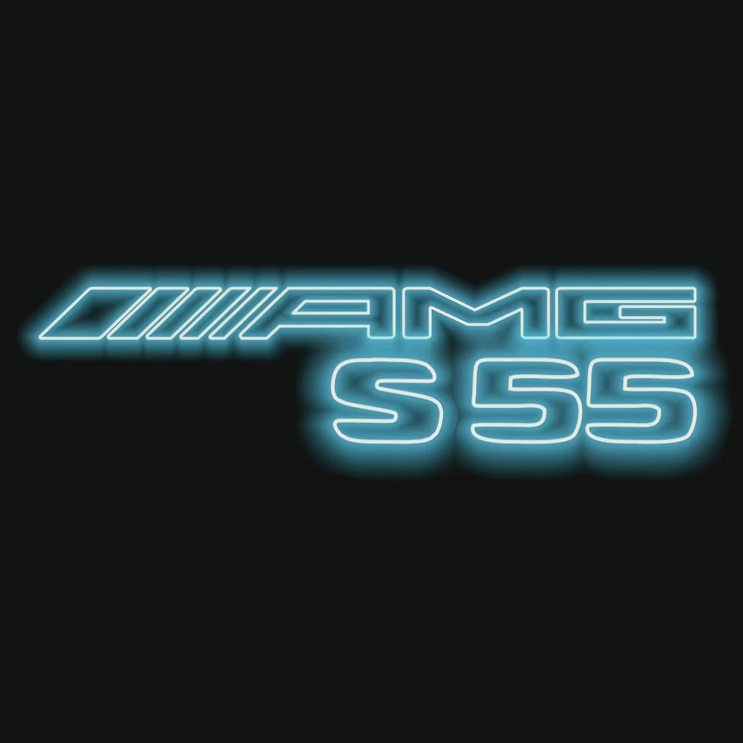 MERCEDES BENZ S 55 AMG LOGO PROJECTOR LIGHTS  (quantity 1 = 1 sets/2 door lights)Nr.03f07