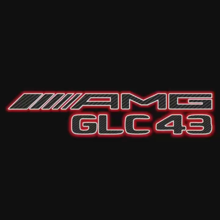 MERCEDES BENZ GLC 43 AMG LOGO PROJECTOR LIGHTS  (quantity 1 = 1 sets/2 door lights)Nr.03f025