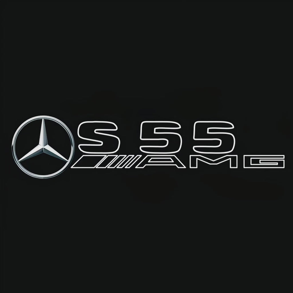 MERCEDES BENZ S 55 AMG LOGO PROJECTOR LIGHTS  (quantity 1 = 1 sets/2 door lights)Nr.03f05