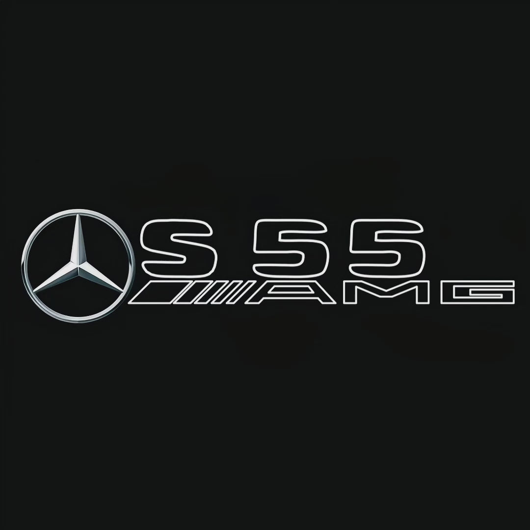 MERCEDES BENZ S 55 AMG LOGO PROJECTOR LIGHTS  (quantity 1 = 1 sets/2 door lights)Nr.03f05