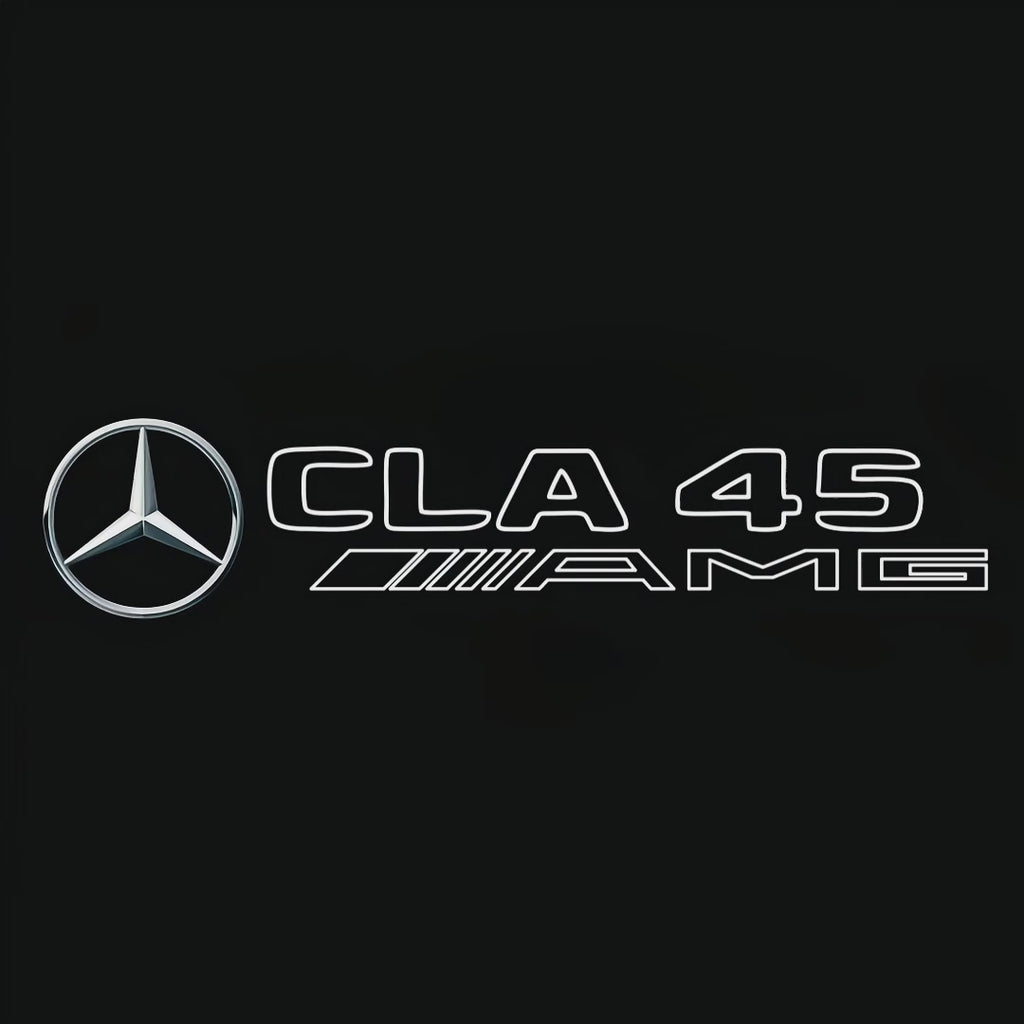 MERCEDES BENZ CLA 45 AMG   LOGO PROJECTOT LIGHTS  (quantity 1 = 1 sets/2 door lights)Nr.03f010