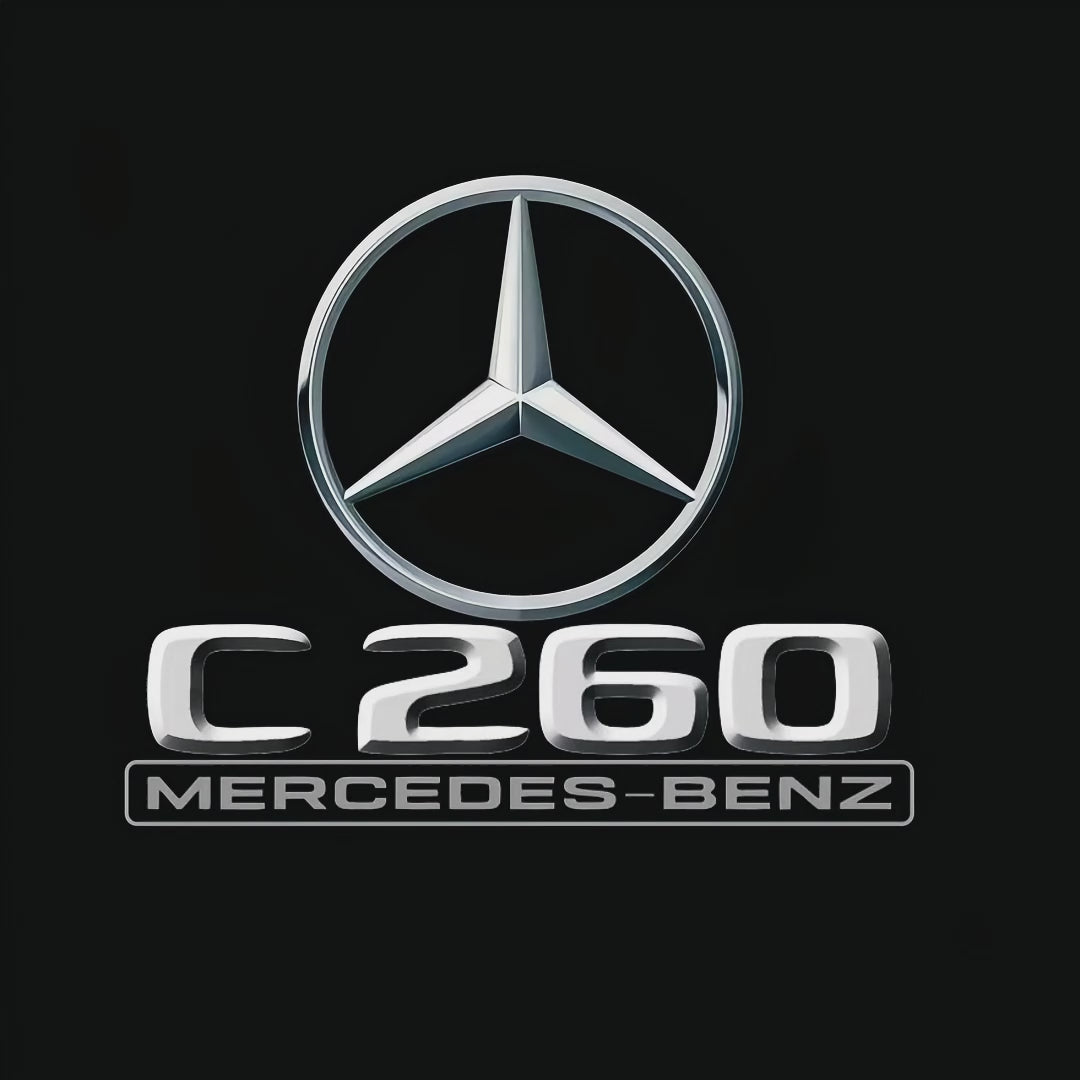 MERCEDES BENZ  C 260 LOGO PROJECTOT LIGHTS  (quantity 1 = 1 sets/2 door lights)Nr.03f030