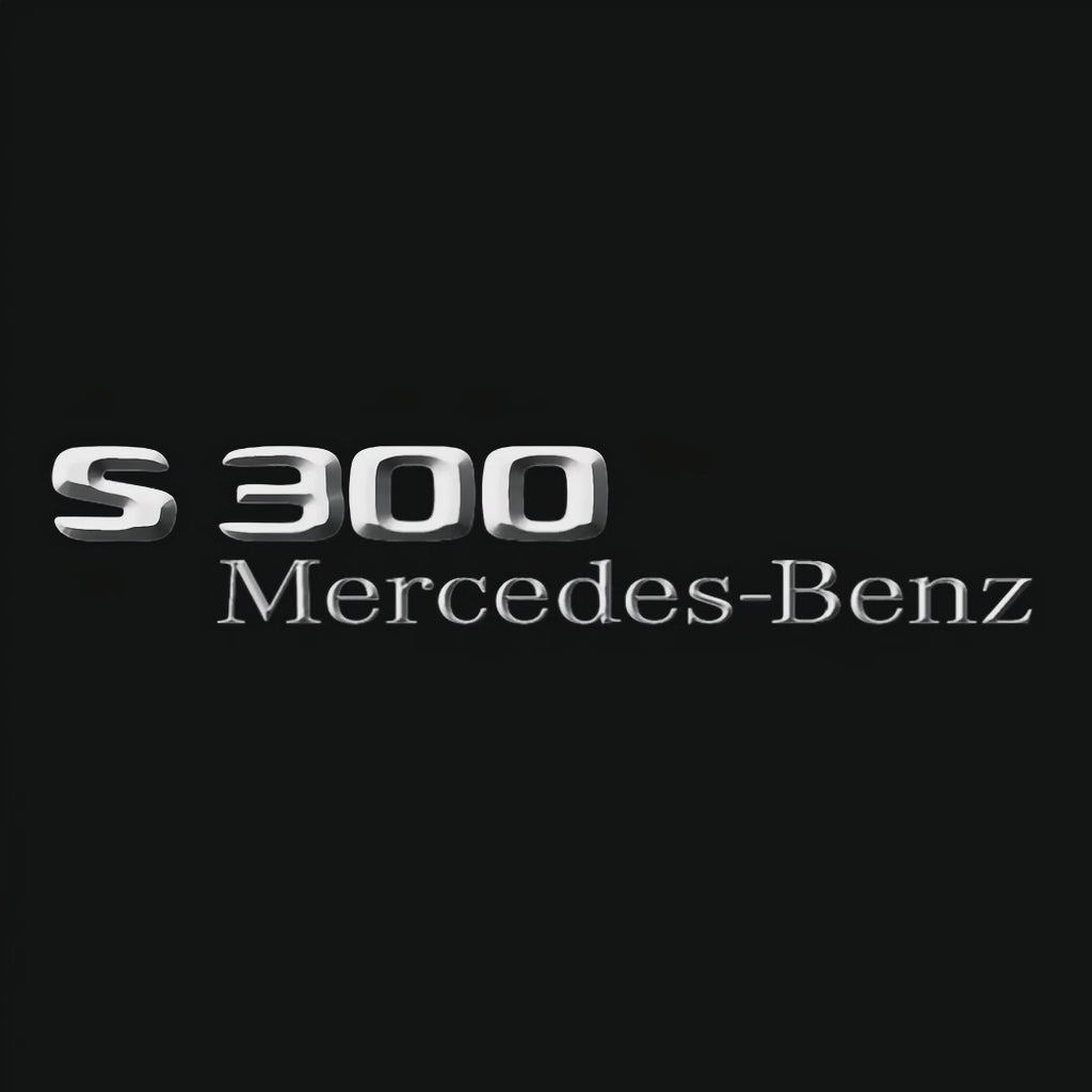 MERCEDES BENZ S 300 LOGO PROJECTOR LIGHTS  (quantity 1 = 1 sets/2 door lights)Nr.03f021