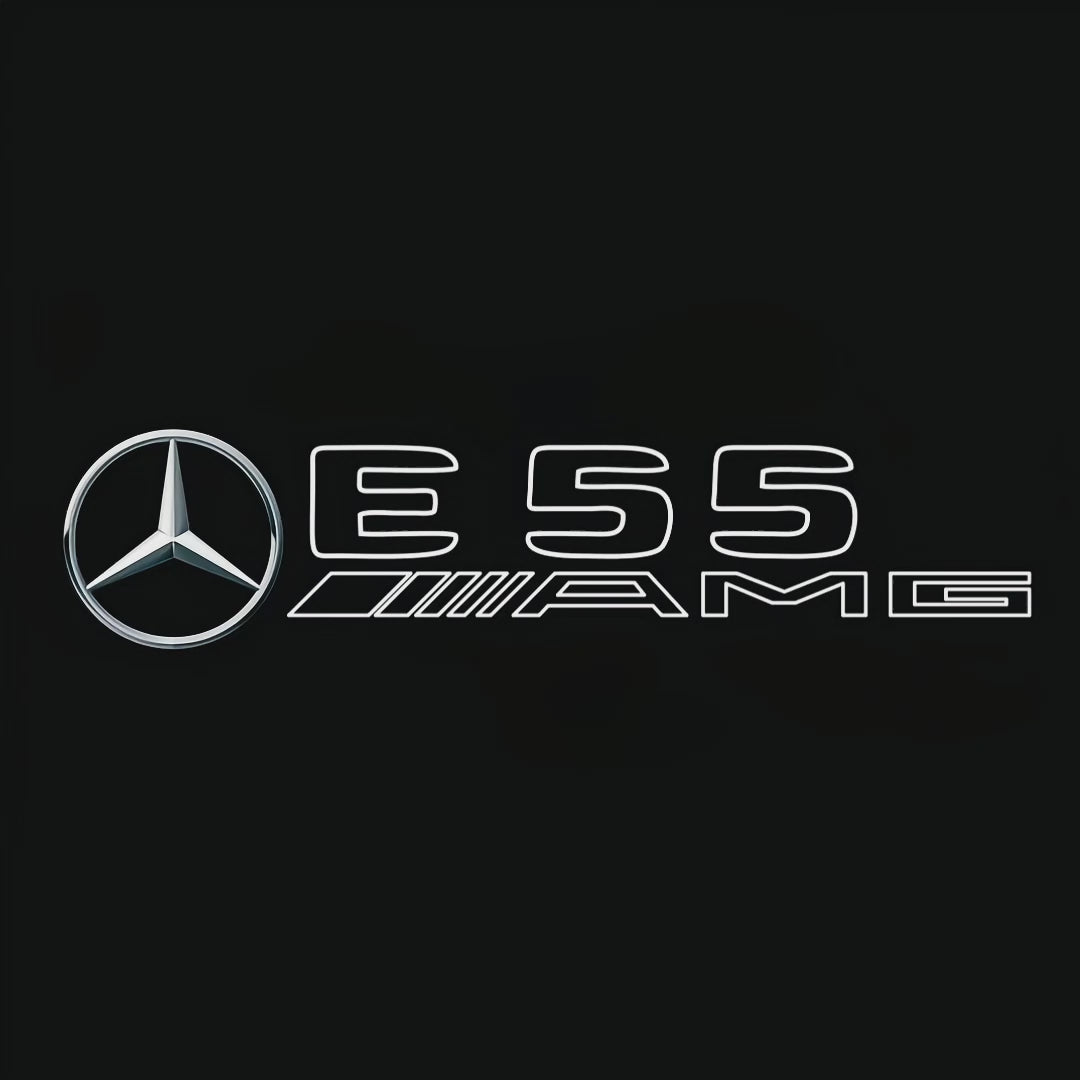 MERCEDES BENZ E55 AMG LOGO PROJECTOT LIGHTS  (quantity 1 = 1 sets/2 door lights)Nr.03f04