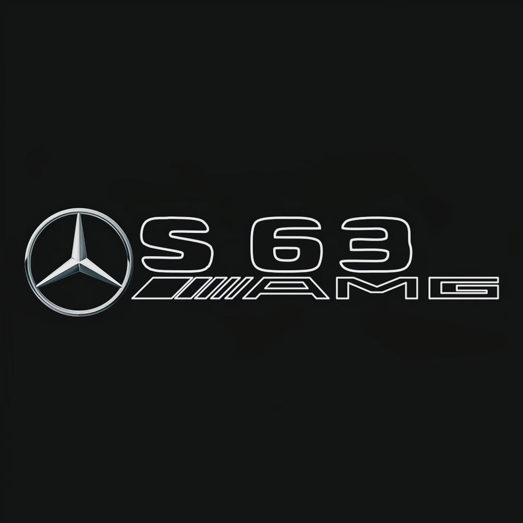 MERCEDES BENZ S 63 AMG LOGO PROJECTOR LIGHTS  (quantity 1 = 1 sets/2 door lights)Nr.03f010