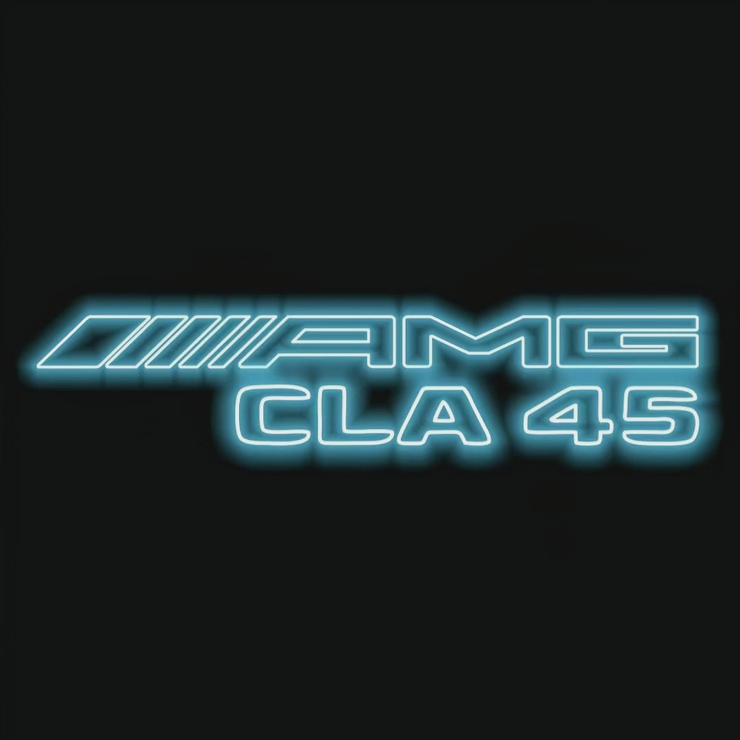 MERCEDES BENZ CLA 45 AMG   LOGO PROJECTOT LIGHTS  (quantity 1 = 1 sets/2 door lights)Nr.03f08