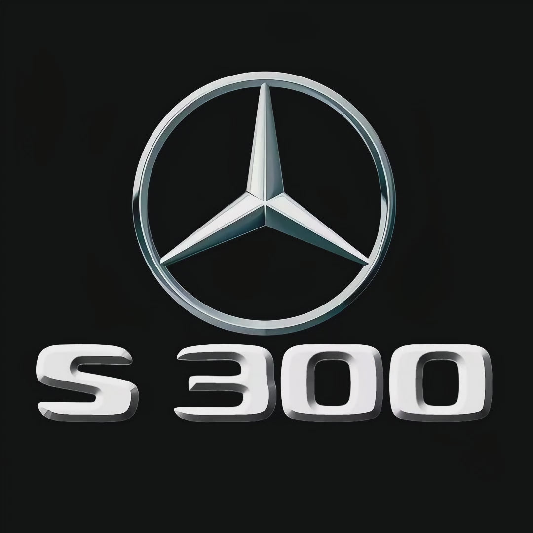 MERCEDES BENZ S 300 LOGO PROJECTOR LIGHTS  (quantity 1 = 1 sets/2 door lights)Nr.03f018