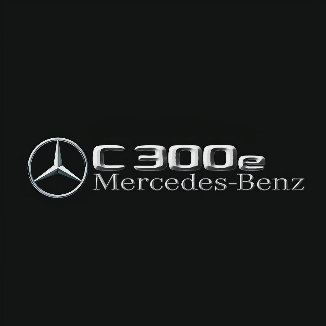 MERCEDES BENZ  C 300e AMG LOGO PROJECTOT LIGHTS  (quantity 1 = 1 sets/2 door lights)Nr.03f036
