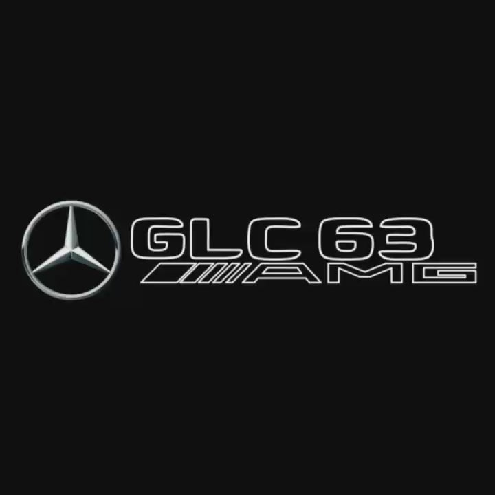 MERCEDES BENZ GLC 63 AMG LOGO PROJECTOR LIGHTS  (quantity 1 = 1 sets/2 door lights)Nr.03f031