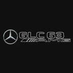 MERCEDES BENZ GLC 63 AMG LOGO PROJECTOR LIGHTS  (quantity 1 = 1 sets/2 door lights)Nr.03f031
