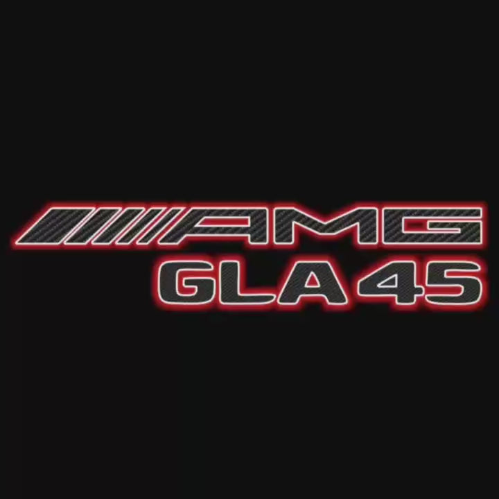 MERCEDES BENZ GLA45 AMG LOGO PROJECTOR LIGHTS  (quantity 1 = 1 sets/2 door lights)Nr.03f011