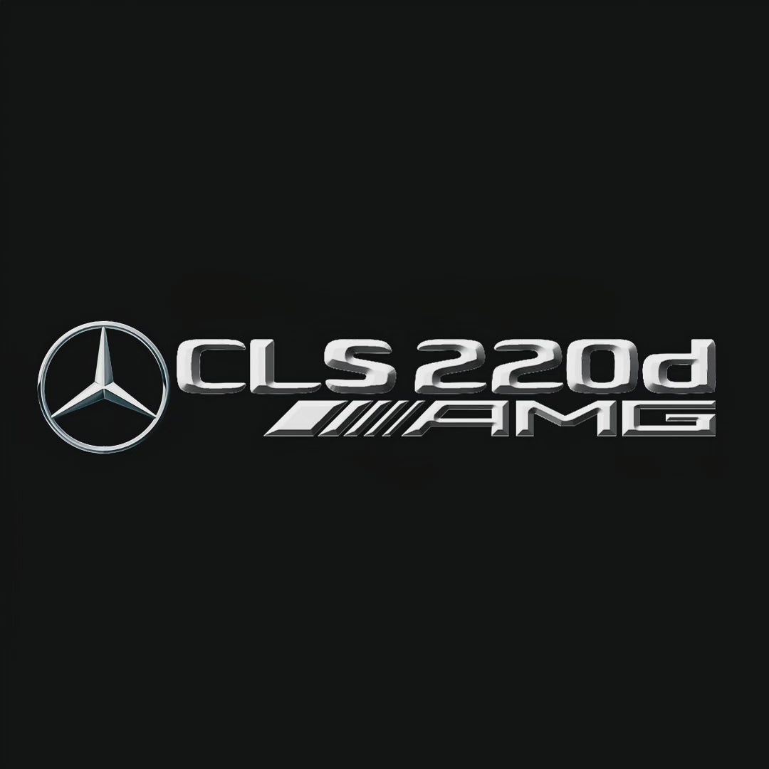 MERCEDES BENZ  CLS 220d AMG LOGO PROJECTOT LIGHTS  (quantity 1 = 1 sets/2 door lights)Nr.03f019