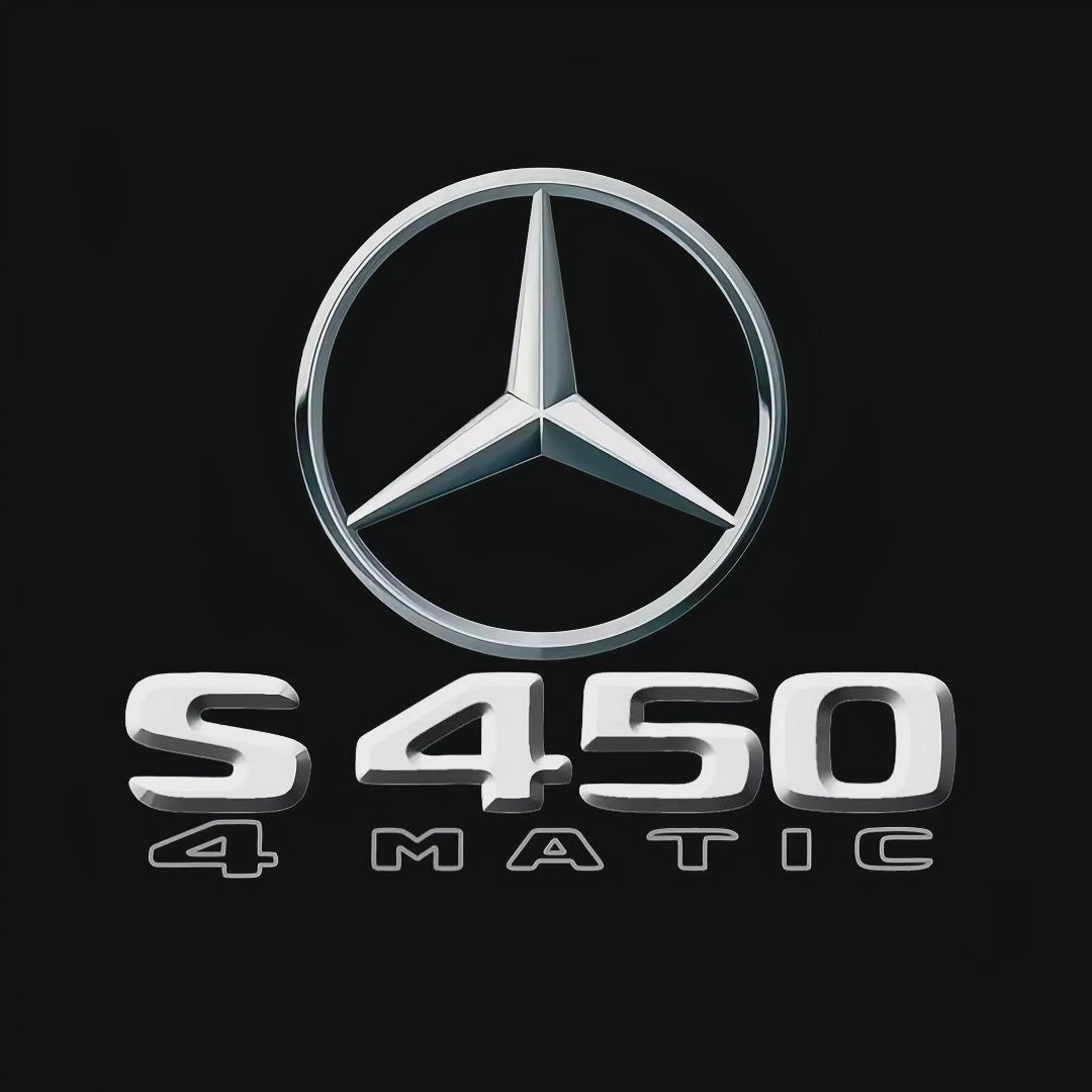 MERCEDES BENZ S 450 LOGO PROJECTOR LIGHTS  (quantity 1 = 1 sets/2 door lights)Nr.03f035