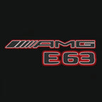 MERCEDES BENZ E63 AMG LOGO PROJECTOT LIGHTS  (quantity 1 = 1 sets/2 door lights)Nr.03f011