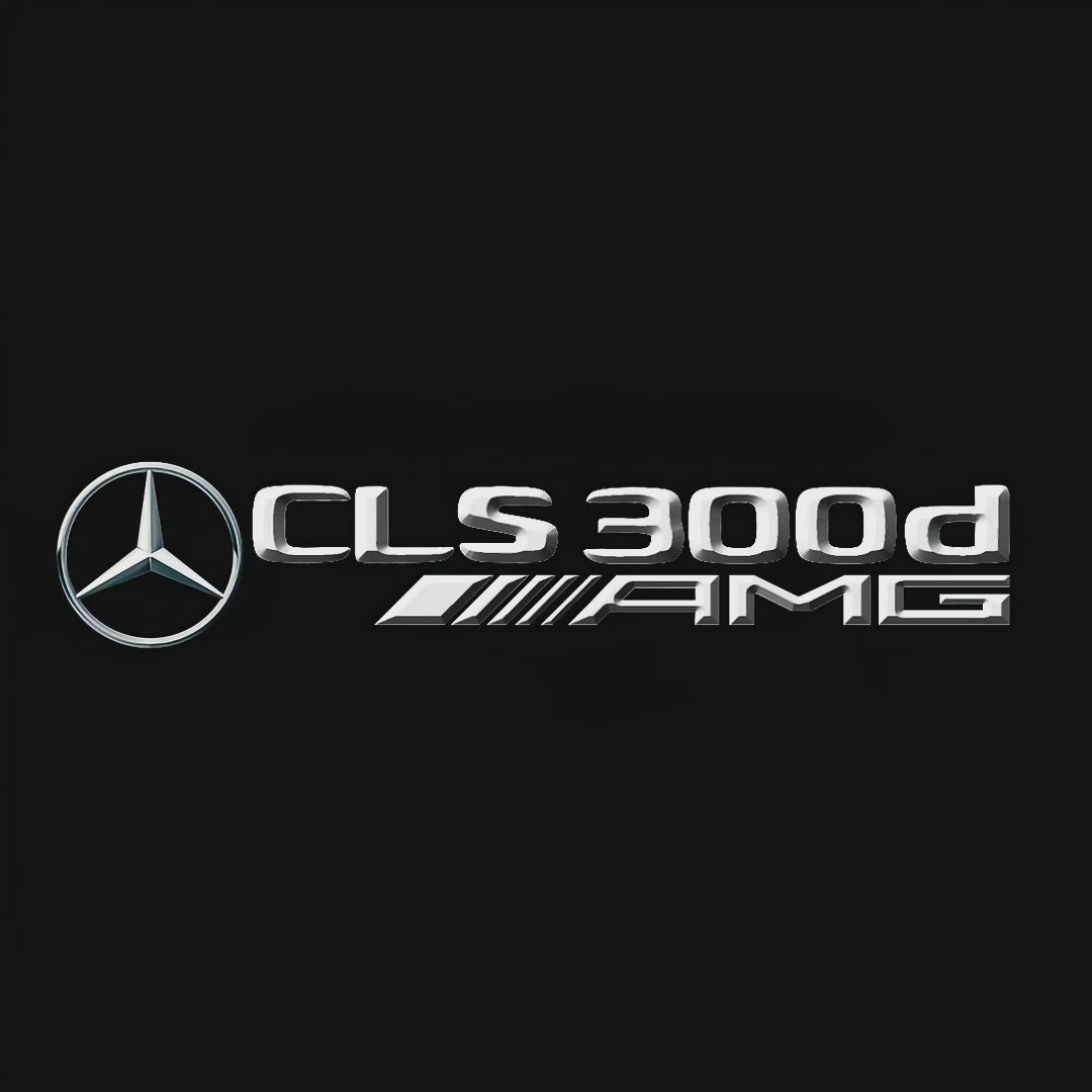 MERCEDES BENZ  CLS 300d AMG LOGO PROJECTOT LIGHTS  (quantity 1 = 1 sets/2 door lights)Nr.03f026