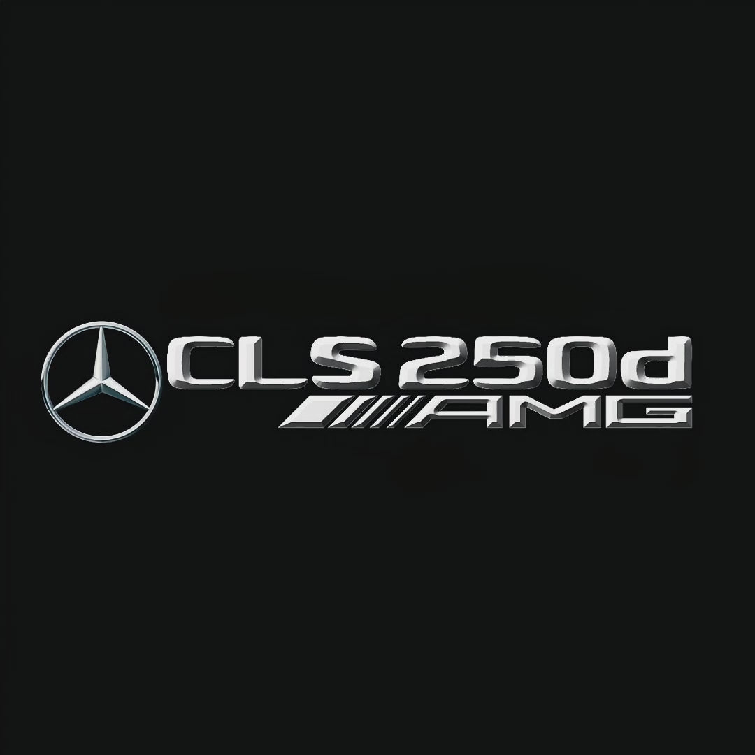 MERCEDES BENZ  CLS 250d AMG LOGO PROJECTOT LIGHTS  (quantity 1 = 1 sets/2 door lights)Nr.03f022