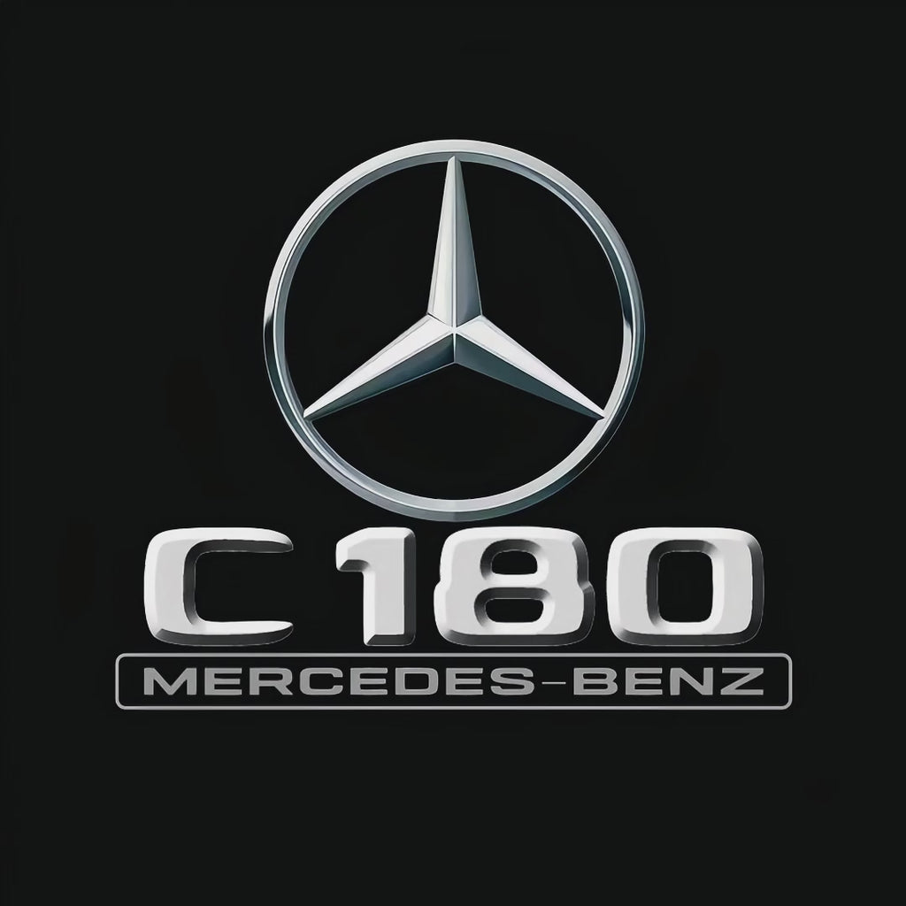 أضواء بروجكتور شعار MERCEDES BENZ رقم 03 (الكمية 1 = 1 مجموعة / 2 أضواء باب)
