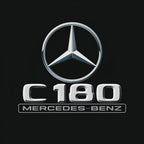 أضواء بروجكتور شعار MERCEDES BENZ رقم 03 (الكمية 1 = 1 مجموعة / 2 أضواء باب)