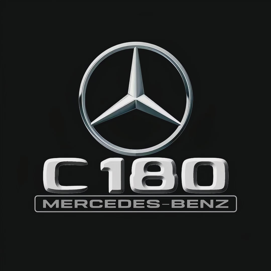 أضواء بروجكتور شعار MERCEDES BENZ رقم 03 (الكمية 1 = 1 مجموعة / 2 أضواء باب)