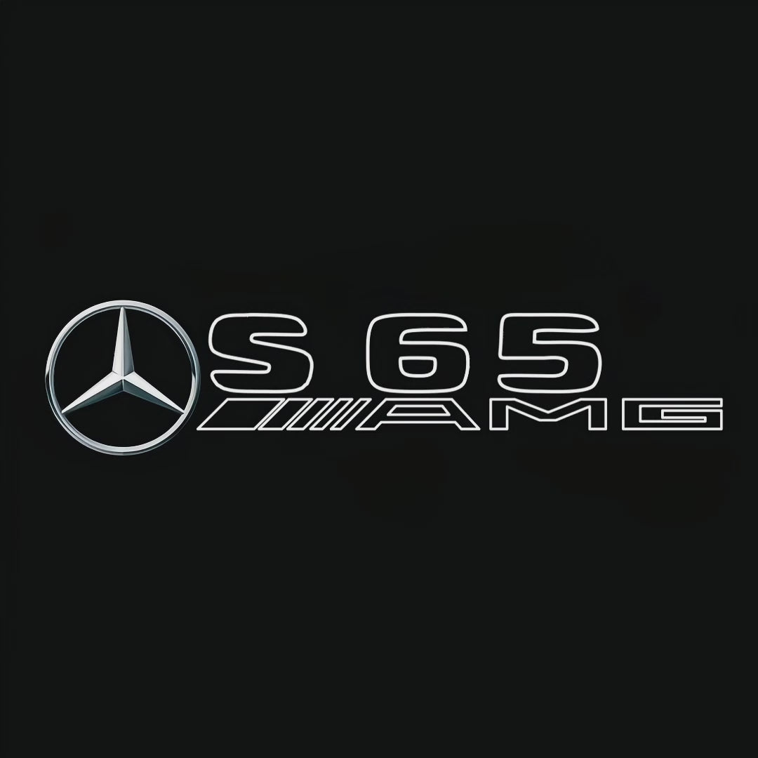 MERCEDES BENZ S 65 AMG LOGO PROJECTOR LIGHTS  (quantity 1 = 1 sets/2 door lights)Nr.03f014