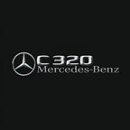 MERCEDES BENZ  C 320 AMG LOGO PROJECTOT LIGHTS  (quantity 1 = 1 sets/2 door lights)Nr.03f039