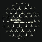 MERCEDES BENZ E55 AMG LOGO PROJECTOT LIGHTS  (quantity 1 = 1 sets/2 door lights)Nr.03f05