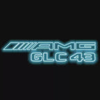 MERCEDES BENZ GLC 43 AMG LOGO PROJECTOR LIGHTS  (quantity 1 = 1 sets/2 door lights)Nr.03f029