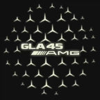 MERCEDES BENZ GLA45 AMG LOGO PROJECTOR LIGHTS  (quantity 1 = 1 sets/2 door lights)Nr.03f010