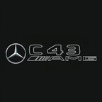 MERCEDES BENZ  C43 AMG LOGO PROJECTOT LIGHTS  (quantity 1 = 1 sets/2 door lights)Nr.03f04