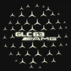 MERCEDES BENZ GLC 63 AMG LOGO PROJECTOR LIGHTS  (quantity 1 = 1 sets/2 door lights)Nr.03f032
