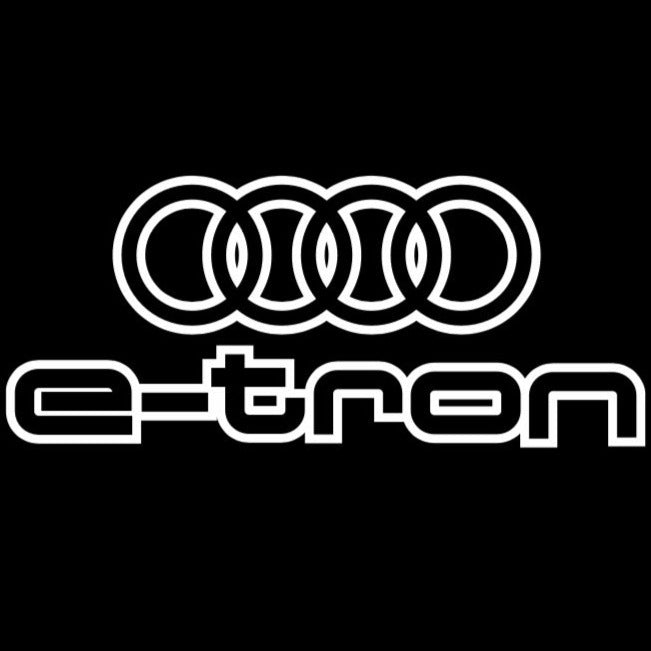 AUDI LOGO PROJECTOT LIGHTS Nr.19 (الكمية 1 = 2 Logo Films /2 أضواء الباب)
