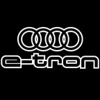 AUDI LOGO PROJECTOT LIGHTS Nr.19 (الكمية 1 = 2 Logo Films /2 أضواء الباب)