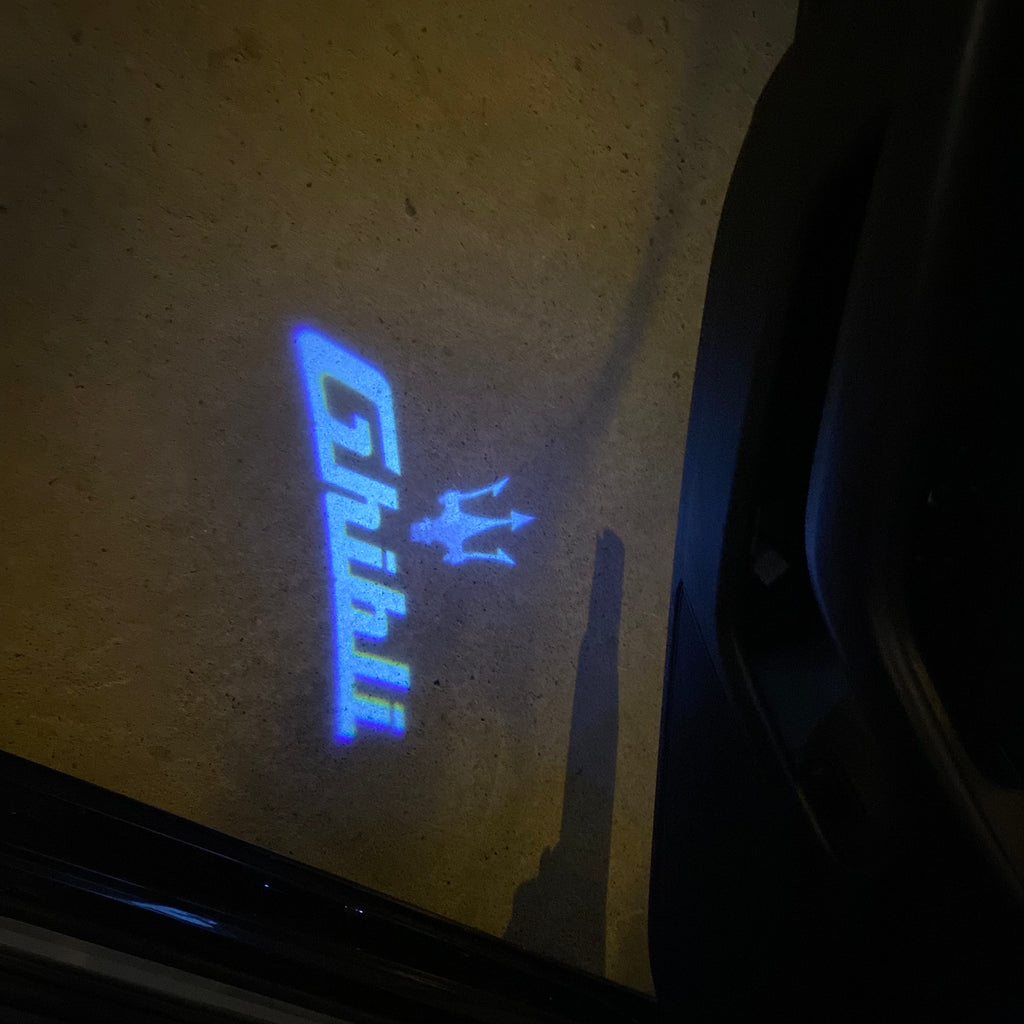 مازيراتي LOGO PROJECROTR أضواء Nr.01 (الكمية 1 = 1 مجموعات / 2 أضواء الباب)