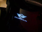 MINI CLUBMAN LOGO PROJECROTR LIGHTS Nr.130 (quantity  1 =  2 Logo Film /  2 door lights)