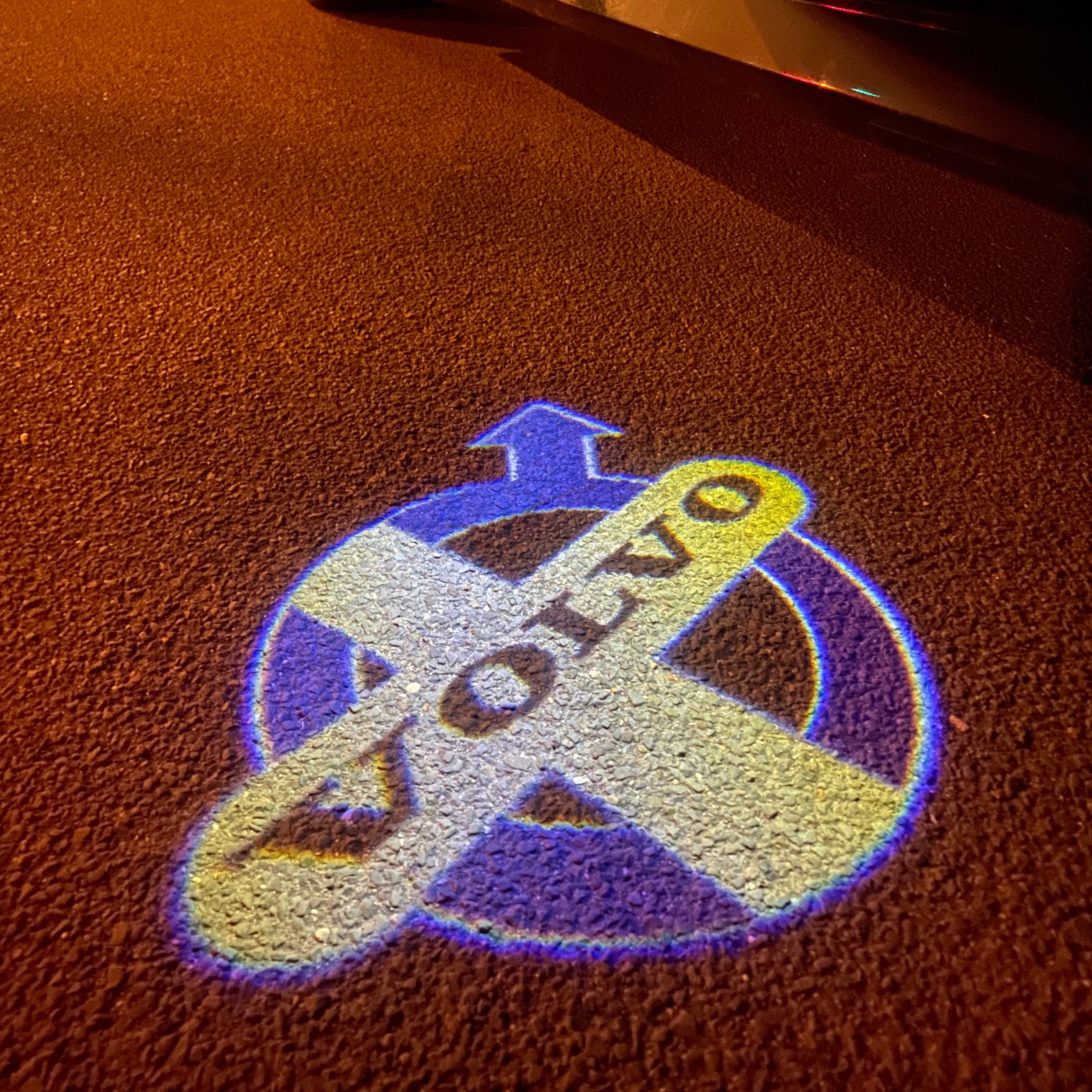 فولفو LOGO PROJECROTR أضواء Nr.36 (الكمية 1 = 2 شعار فيلم / 2 أضواء الباب)