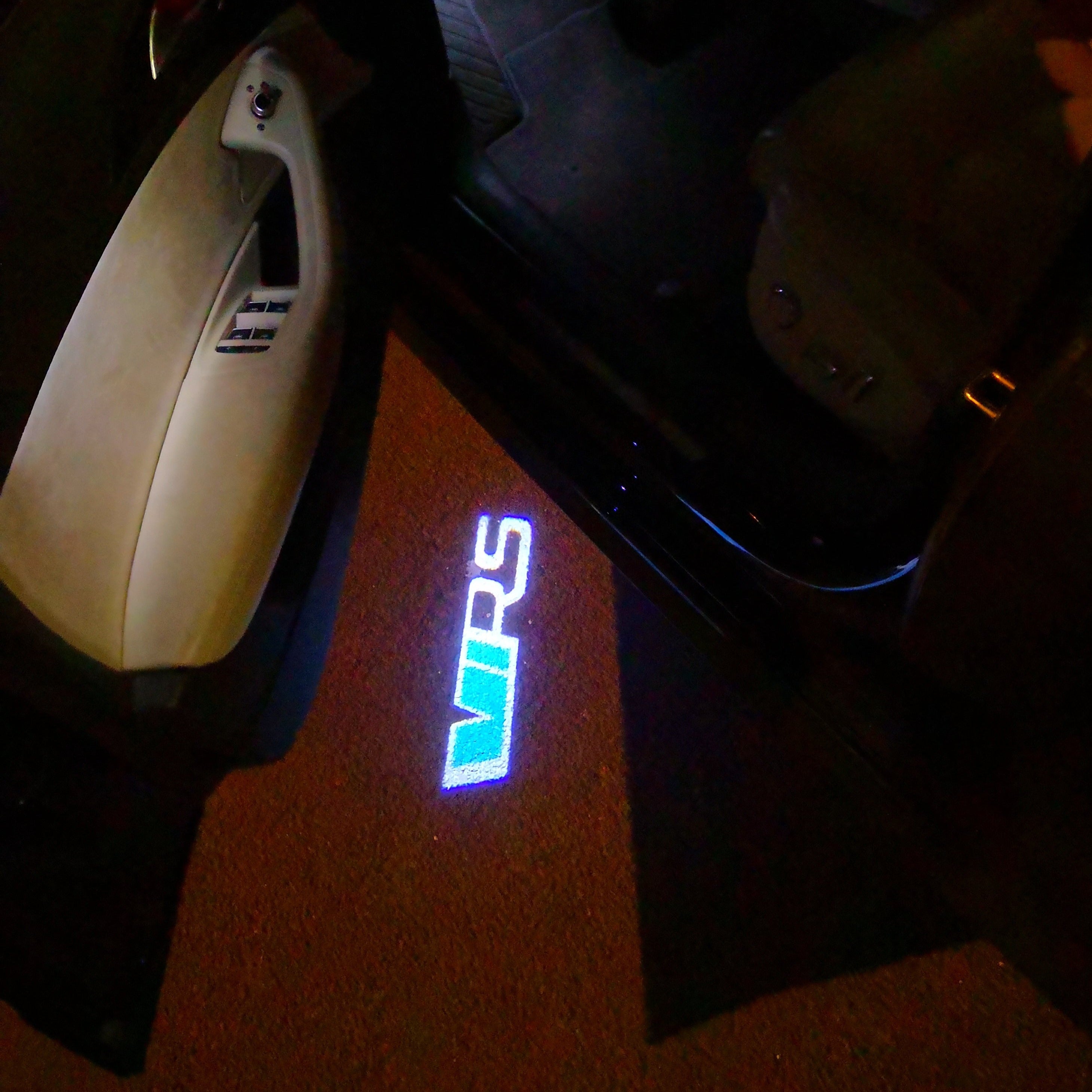 SKODA VRS LOGO PROJECTOT LIGHTS Nr.30 (quantity  1 =  2 Logo Film /  2 door lights)