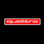 AUDI LOGO PROJECTOT LIGHTS Nr.83 (الكمية 1 = 2 Logo Films /2 أضواء الباب)