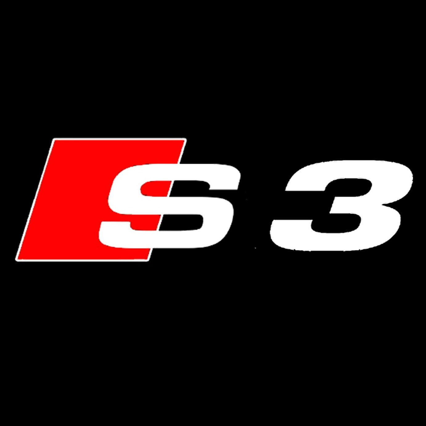 AUDI LOGO PROJECTOT LIGHTS Nr.24 (الكمية 1 = 2 Logo Films /2 أضواء الباب)