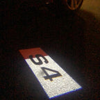 أضواء جهاز عرض شعار AUDI رقم 131 (الكمية 1 = 2 فيلم شعار / 2 مصباح باب)