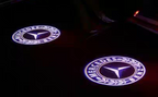 MERCEDES BENZ Original LOGO PROJECTOT LIGHTS Nr.10 ( quantity 1 = 1 sets/2 door lights)