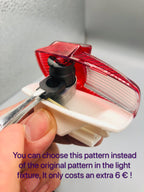 República Portuguesa National Flag  logo door lights (quantity 1 = 1 sets / 2 logo film / Can replace of lights  other logos )